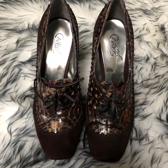 CARLOS SANTANA DARING HEELS PUMPS SNAKE SKIN. NWOT - Picture 3 of 6